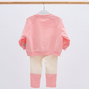 Korean Baby Top & Bottom Loungewear Set-Hug Me
