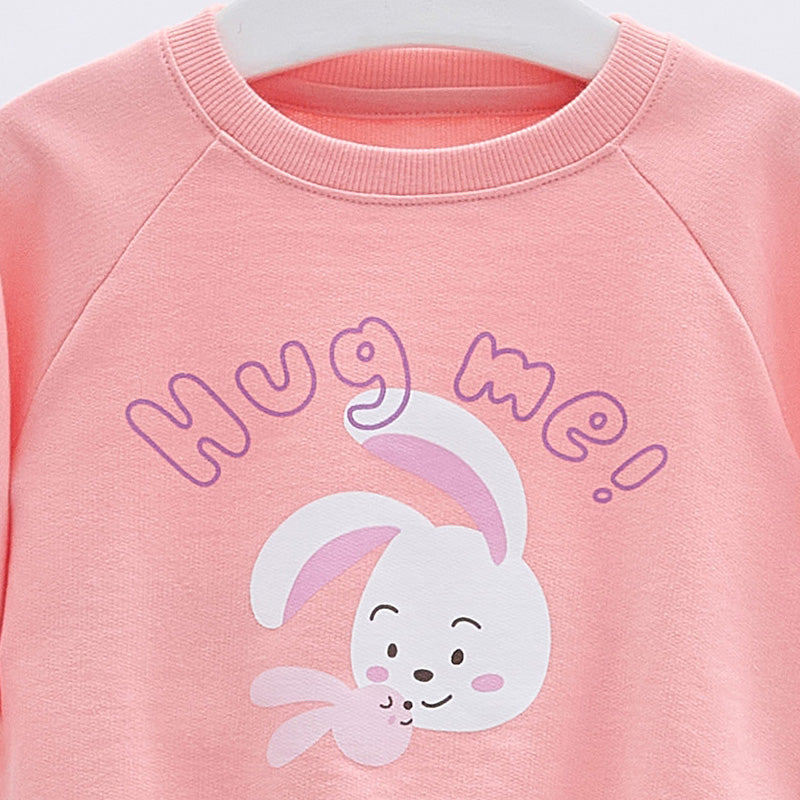 Korean Baby Top & Bottom Loungewear Set-Hug Me