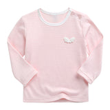 Korean Kids Cotton Pajamas Set-Angel Pink