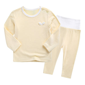 Korean Kids Cotton Pajamas Set-Angel Yellow
