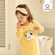 Korean Kids Cotton Pajamas Set-Fun Puppy