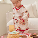 Korean Kids Cotton Pajamas Set-Hot Cocoa