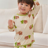 Korean Kids Cotton Pajamas Set-Lucky Dada