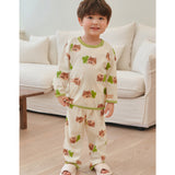 Korean Kids Cotton Pajamas Set-Lucky Dada