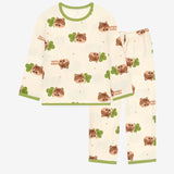 Korean Kids Cotton Pajamas Set-Lucky Dada