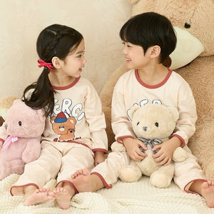 Korean Kids Cotton Pajamas Set-Mercy
