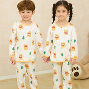 Korean Kids Cotton Pajamas Set-Oli
