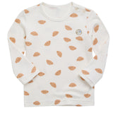 Korean Kids Cotton Pajamas Set-Puppy Ivory