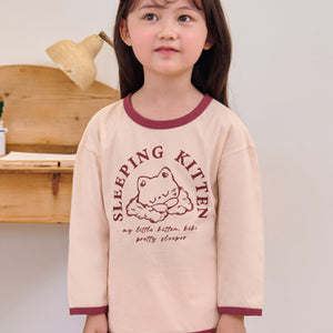 Korean Kids Cotton Pajamas Set-Sleeping Kiki