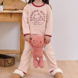 Korean Kids Cotton Pajamas Set-Sleeping Kiki