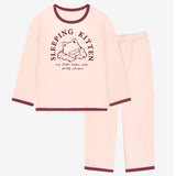 Korean Kids Cotton Pajamas Set-Sleeping Kiki