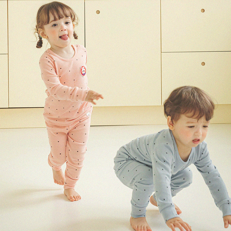 Korean Kids Modal Pajamas Set-Bubble Tea