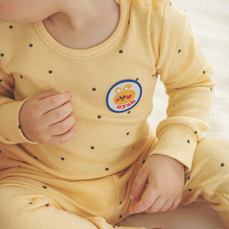 Korean Kids Modal Pajamas Set-Bubble Tea