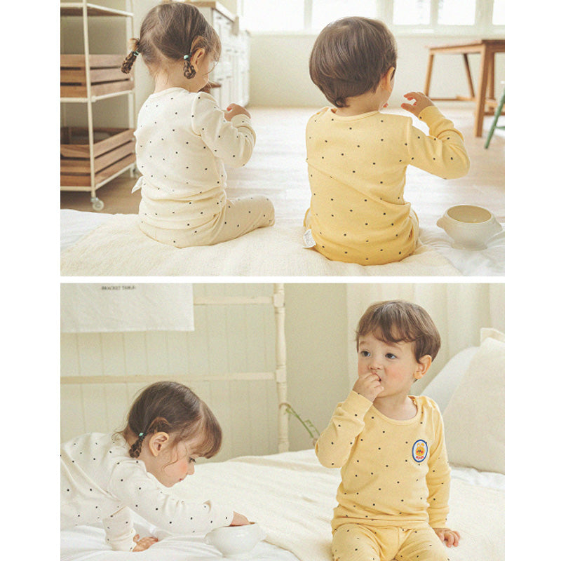 Korean Kids Modal Pajamas Set-Bubble Tea