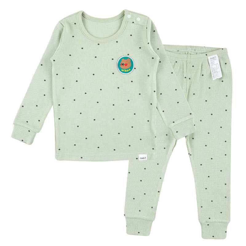 Korean Kids Modal Pajamas Set-Bubble Tea