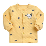 Korean Kids Thermal Pajamas Set-Bubble Cat