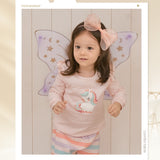 Korean Kids Thermal Pajamas Set-Pink Corn