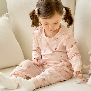 Korean Kids Organic Pajamas Set-Tea Time