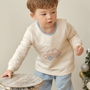 Korean Kids Thermal Pajamas Set-Bom Car