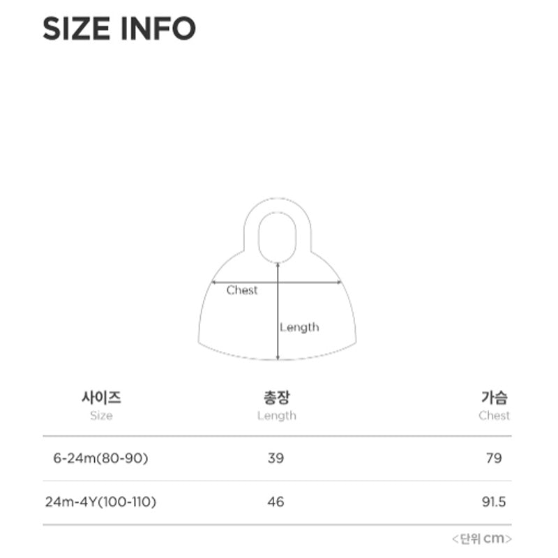 Happy Prince Loti Duffle Fleece Baby Cape