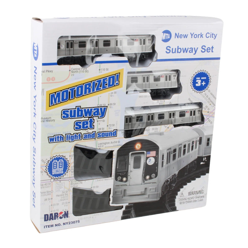 Daron MTA 3 PIECE TRAIN SET W/TRACK