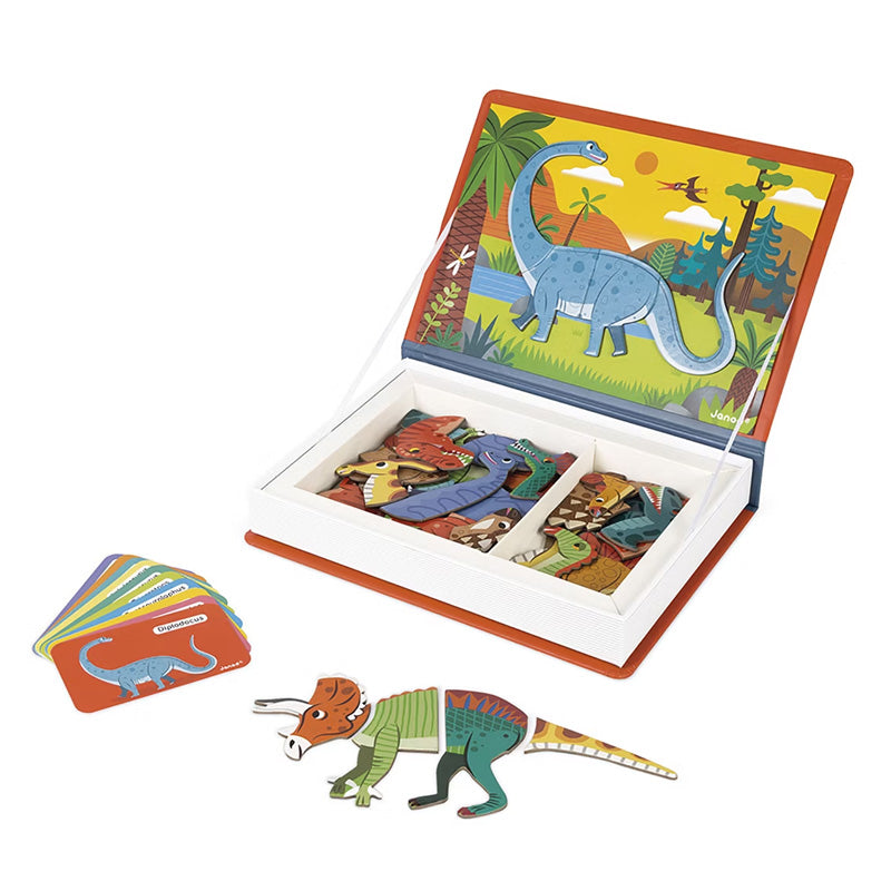 Janod Magnéti'Book Dinosaurs
