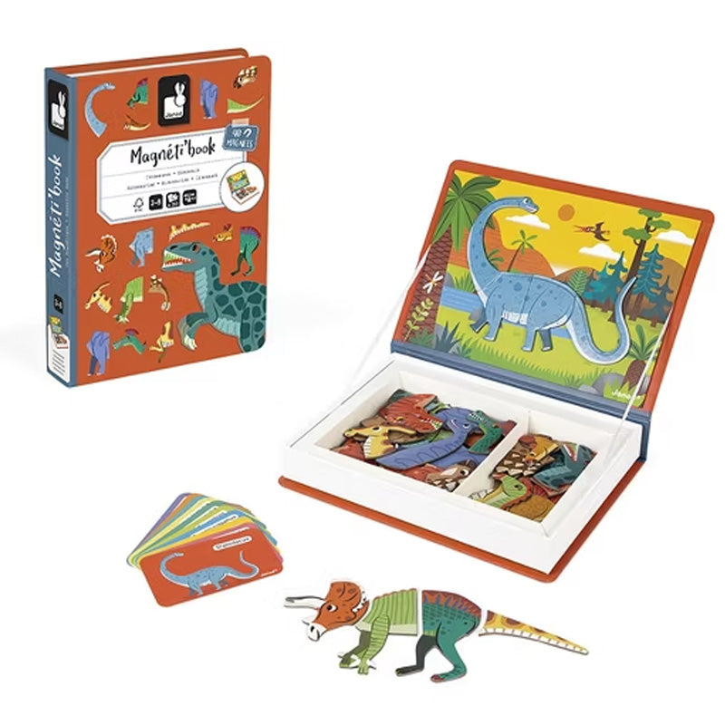Janod Magnéti'Book Dinosaurs
