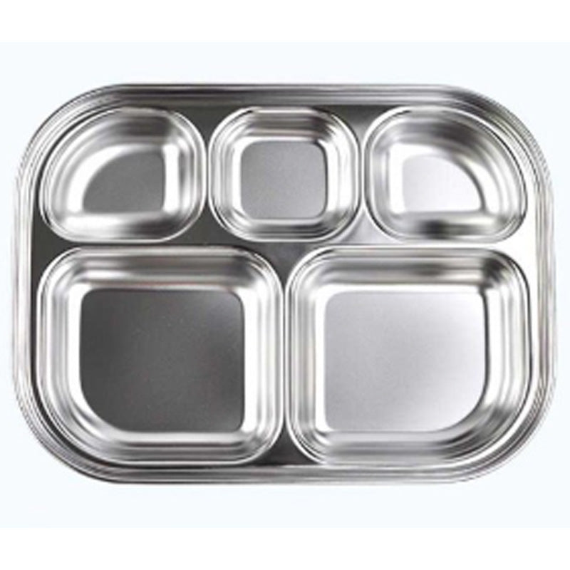Miffy Pastel Stainless Steel 5-Compartment Bento Tray with Lid
