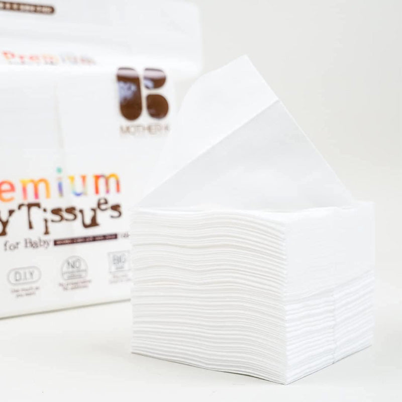 Mother-K Premium Dry Tissue For Baby 160pcs