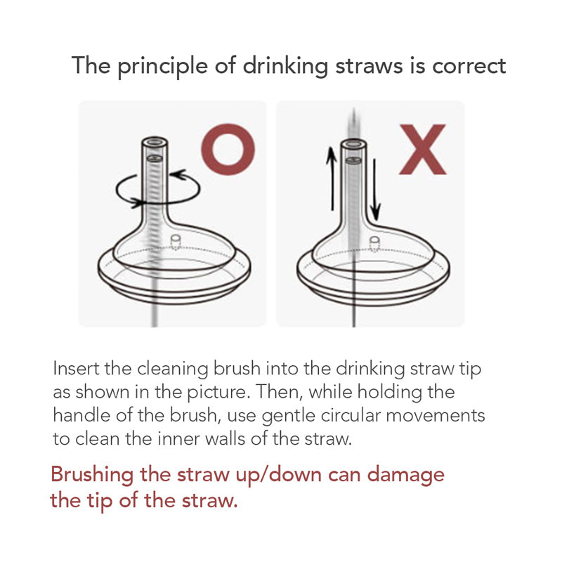 Mother-K Straw Brush 2pcs Set