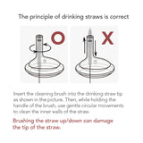 Mother-K Straw Brush 2pcs Set
