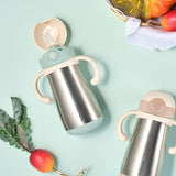 Mother-K Hug Tumbler Stainless Straw Cup 350ml