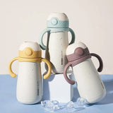 Mother-K Hug Tumbler Stainless Straw Cup 350ml