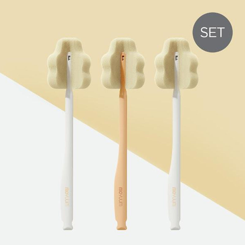 Moyuum Long Handle Sponge Brush For Bottle & Cup 3p Set