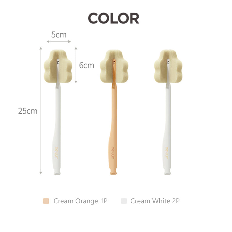 Moyuum Long Handle Sponge Brush For Bottle & Cup 3p Set