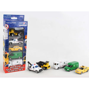 Daron NEW YORK CITY OFFICIAL 5 PC VEHICLE SET