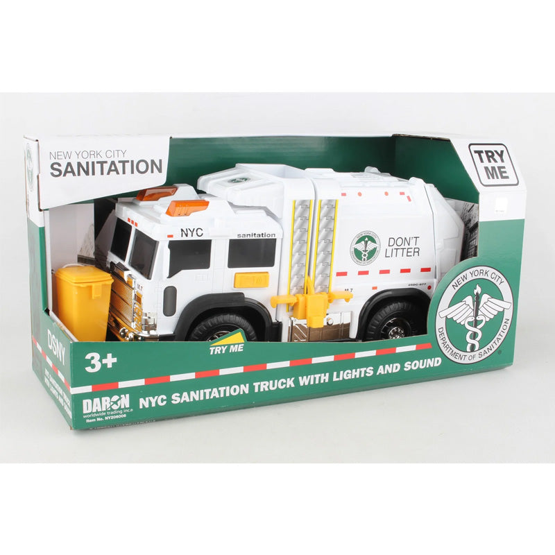 Daron NYC SANITATION GARBAGE TRUCK W/LIGHTS & SOUND