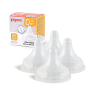 Pigeon Silicone Nipple (SS) 0+ Months, 4 pack