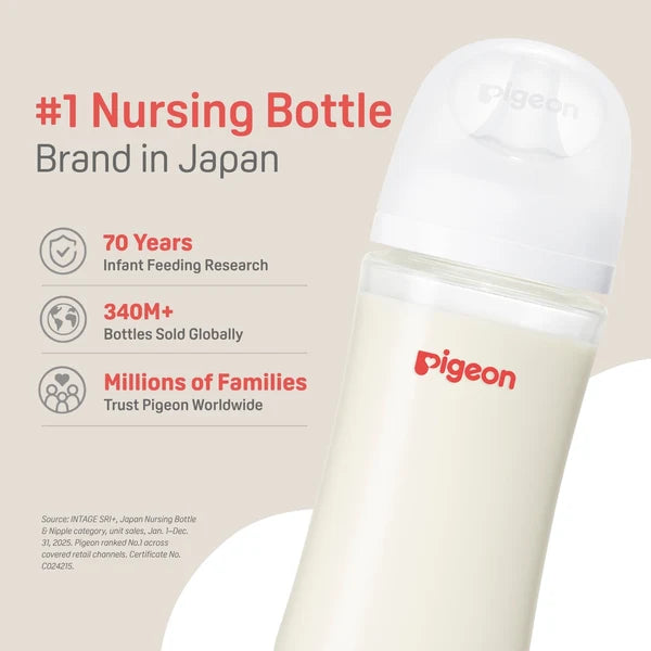 Pigeon Silicone Nipple (SS) 0+ Months, 4 pack