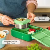 OmieLife OmieBox V2 Insulated Hot and Cold Bento Box