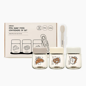 UBMOM PPSU Baby Food Containers 3pc set
