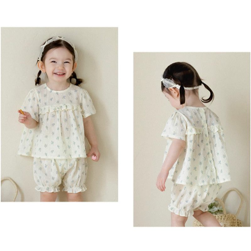 Happy Prince Pani Baby Blouse & Shorts Set