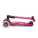 Micro Kickboard Maxi Deluxe Foldable LED Scooter Age 5-12