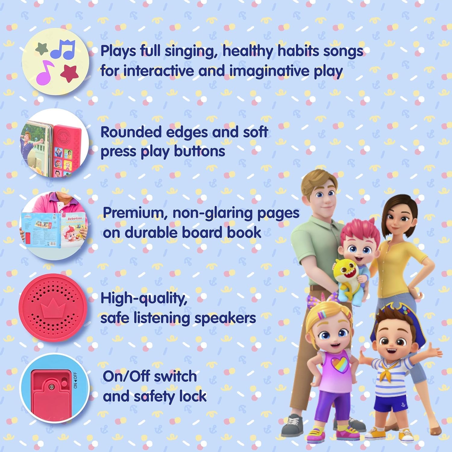 Pinkfong Bebefinn Healthy Habits Sound Book