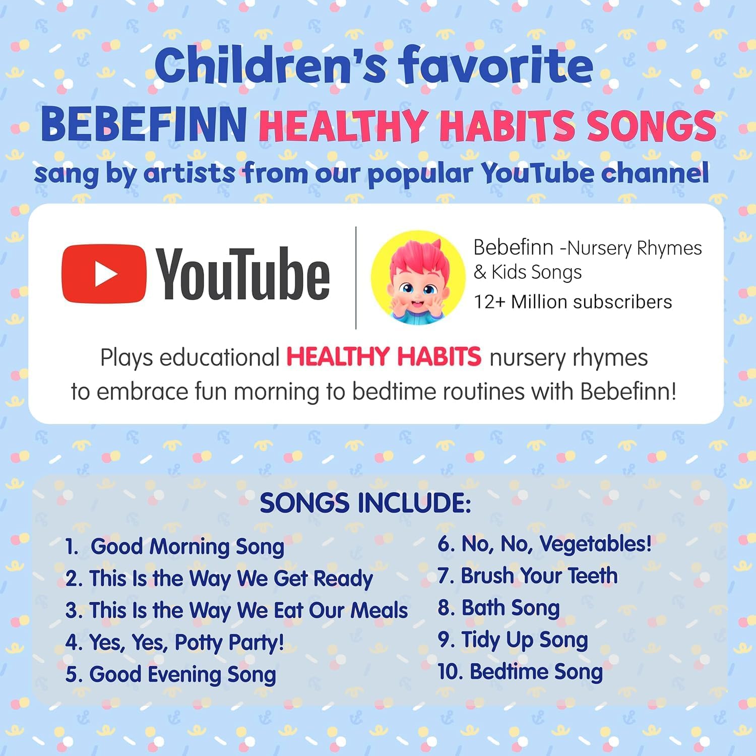 Pinkfong Bebefinn Healthy Habits Sound Book