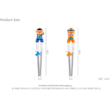 Edison Pororo Stainless Steel Chopsticks, 2nd Step Right Hand