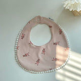 Pom Pom Cotton Baby Bib