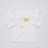 Korean Pony Reversible Newborn Gift Set (Baby Hat, Kimono Top, Mittens, and Swaddle Blanket)