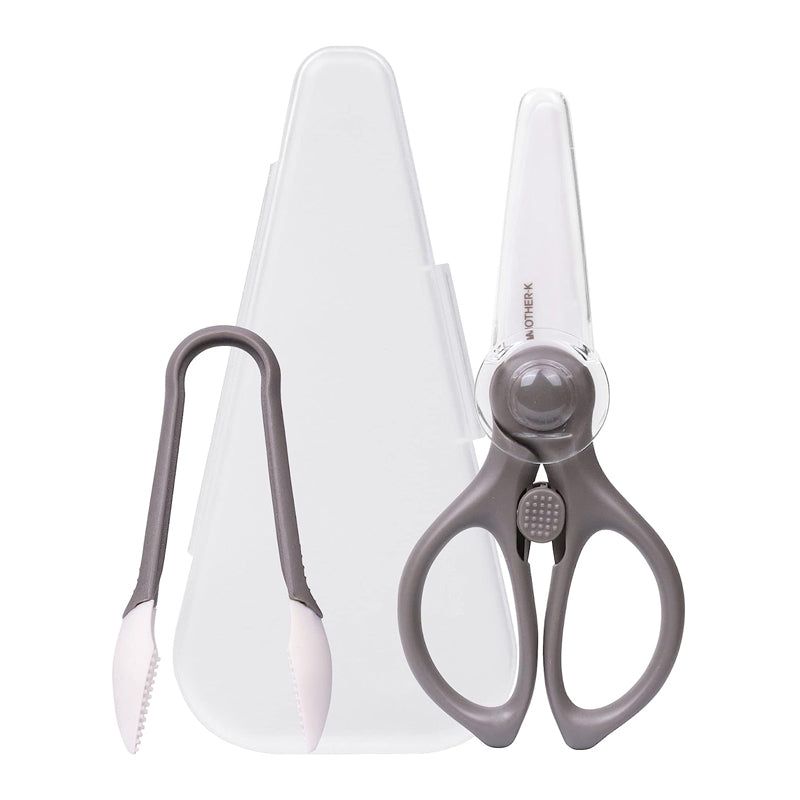 Mother-K Portable Ceramic Scissors with Tong Set – Bebeang Baby