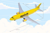 Daron SPIRIT AIRLINES SINGLE AIRPLANE